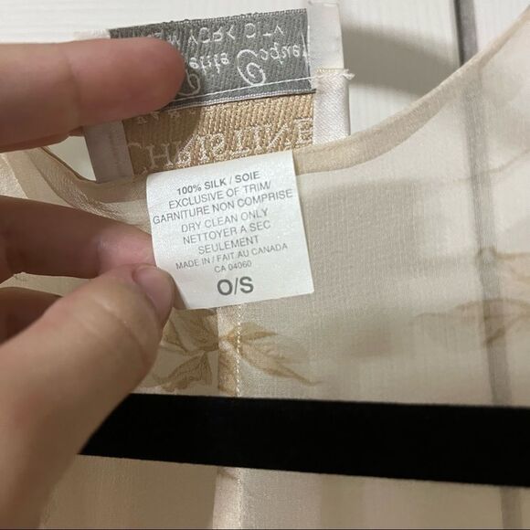 Christine Vancouver la petite coquette robe silk one size EUC VINTAGE - Picture 7 of 9